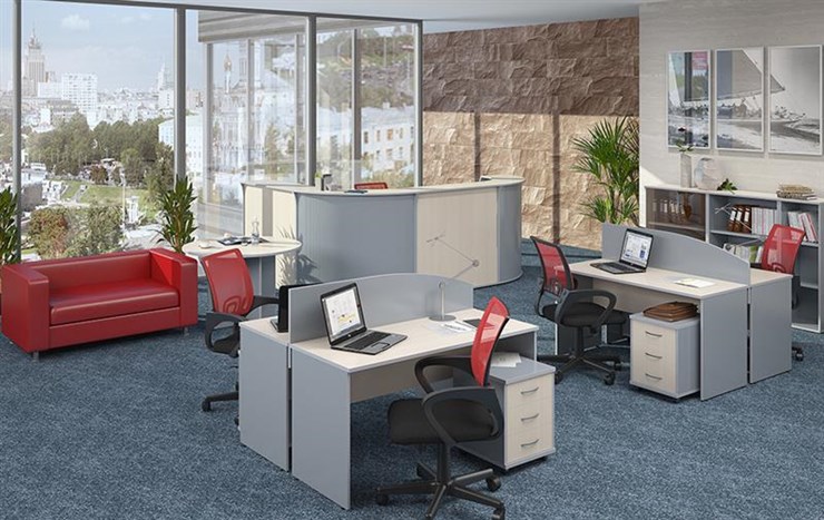 Офисный комплект мебели IMAGO набор для начальника отдела в Новом Уренгое - изображение 1